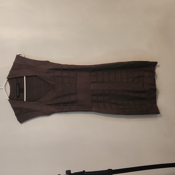 French Connection gray/green bodycon midi dress - Picture 2 of 9